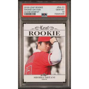 imageGraded 2018 Leaf Rookie Shohei Ohtani RA01 Achievement Rookie RC Baseball Card PSA 10 Gem Mint