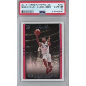 imageGraded 201819 Panini Chronicles Shai GilgeousAlexander 300 Rookie RC Basketball Card PSA 10 Gem Mint