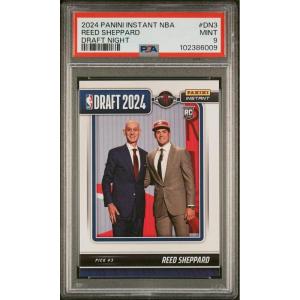 imageGraded 2024 Panini Instant NBA Reed Sheppard DN3 Draft Night Rookie RC Basketball Card PSA 9 Mint