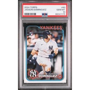 imageGraded 2024 Topps Jasson Dominguez 60 Rookie RC Baseball Card PSA 10 Gem Mint