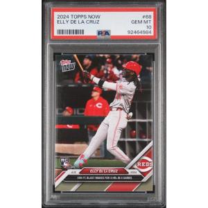 imageGraded 2024 Topps Now Elly De La Cruz 68 Rookie RC Baseball Card PSA 10 Gem Mint