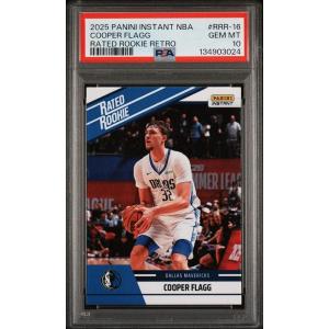 imageGraded 2025 Panini Instant Cooper Flagg RRR16 Rated Rookie Retro Rookie RC Basketball Card PSA 10 Gem Mint