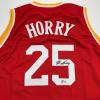imageAutographedSigned Robert Horry Houston Red Basketball Jersey Beckett BAS COA