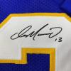 imageFacsimile Autographed Dan Marino Pittsburgh Blue Reprint Laser Auto College Football Jersey Size Mens XL