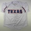imageFacsimile Autographed Ivan Rodriguez Pudge Texas White Reprint Laser Auto Baseball Jersey Size Mens XL