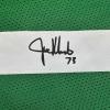 imageFacsimile Autographed Joe Klecko New York Green Reprint Laser Auto Football Jersey Size Mens XL