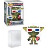 imageGremlin 1147 with 3D Glasses Funko POP Movies Gremlins Figurine Bundle with HOFSM Protector Case