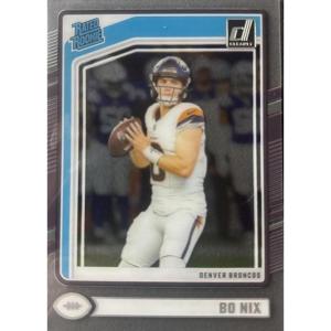 image2024 Panini Clearly Donuss Bo Nix 56 Denver Broncos Rookie RC Football Card