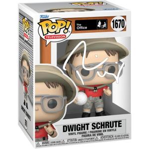 imageRainn Wilson Dwight Schrute 1670 Company Picnic Facsimile Signed Reprint Laser Autographed Funko POP TV The Office Figurine with Protector Case