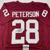 image:imageAutographedSigned Adrian Peterson Oklahoma Maroon College Football Jersey JSA COA