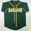 image:imageAutographedSigned Rollie Fingers Oakland Green Baseball Jersey JSA COA