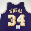 image:imageAutographedSigned Shaquille Shaq ONeal Los Angeles LA Purple Basketball Jersey Beckett BAS COA