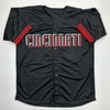image:imageFacsimile Autographed Rece Hinds Cincinnati Black City Connect Reprint Laser Auto Baseball Jersey Size Mens XL