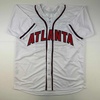 image:imageFacsimile Autographed Spencer Strider Atlanta White Reprint Laser Auto Baseball Jersey Size Mens XL