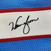 image:imageFacsimile Autographed Warren Moon Houston Blue Reprint Laser Auto Football Jersey Size Mens XL
