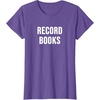 image:imageRecord Books TShirtPurple Heather