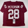 image:imageAutographedSigned Adrian Peterson Oklahoma Maroon College Football Jersey JSA COA