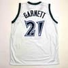 image:imageAutographedSigned Kevin Garnett Minnesota White Basketball Jersey JSA COA