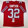 image:imageAutographedSigned OJ OJ Simpson Buffalo Red Football Jersey JSA COA