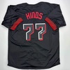 image:imageFacsimile Autographed Rece Hinds Cincinnati Black City Connect Reprint Laser Auto Baseball Jersey Size Mens XL