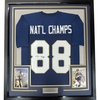 image:imageFramed AutographedSigned Lou Holtz 33x42 Notre Dame Blue College Football Jersey JSA COA