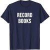 image:imageRecord Books TShirtNavy Blue