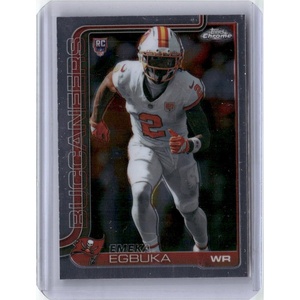 image:image2025 Topps Chrome 312 Emeka Egbuka Rookie RC Football Card