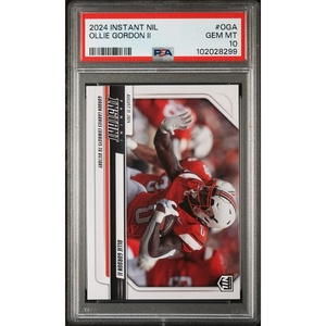 image:imageGraded 2024 Panini Instant NIL Ollie Gordon II OGA Rookie RC Football Card PSA 10 Gem Mint