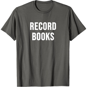 image:imageRecord Books TShirtAsphalt Grey
