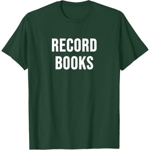 image:imageRecord Books TShirtDark Green