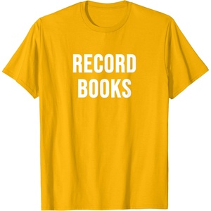 image:imageRecord Books TShirtGolden Yellow