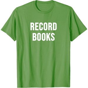 image:imageRecord Books TShirtGrass Green
