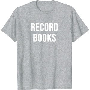 image:imageRecord Books TShirtHeather Grey