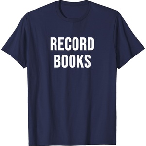 image:imageRecord Books TShirtNavy Blue