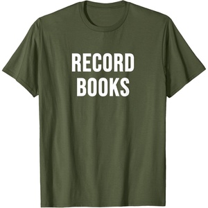 image:imageRecord Books TShirtOlive Green
