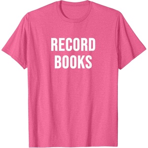 image:imageRecord Books TShirtPink Heather