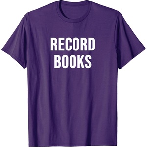 image:imageRecord Books TShirtPurple