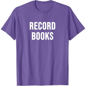 image:imageRecord Books TShirtPurple Heather