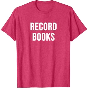 image:imageRecord Books TShirtRed Heather