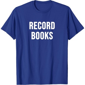 image:imageRecord Books TShirtRoyal Blue