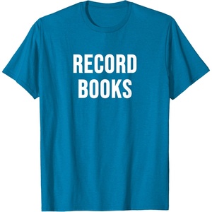 image:imageRecord Books TShirtSapphire Blue