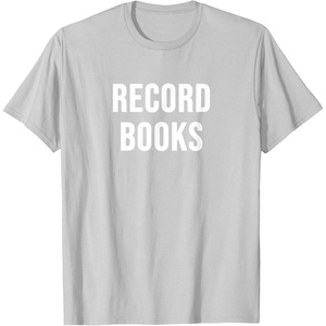 image:imageRecord Books TShirtSilver Grey
