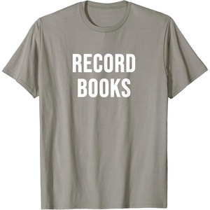 image:imageRecord Books TShirtSlate Grey