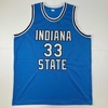 image:imageAutographedSigned Larry Bird Indiana State Blue College Basketball Jersey JSA COA