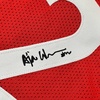 image:imageFacsimile Autographed Aja Wilson Las Vegas Red Reprint Laser Auto Basketball Jersey Size Mens XL