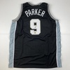 image:imageFacsimile Autographed Tony Parker San Antonio Black Reprint Laser Auto Basketball Jersey Size Mens XL