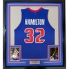 image:imageFramed AutographedSigned Richard Rip Hamilton 35x39 Detroit Blue Basketball Jersey JSA COA