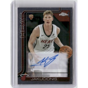 image:image202526 Topps Chrome TCARKAJ Kasparas Jakucionis Chrome Rookie Autographs Rookie RC Basketball Card
