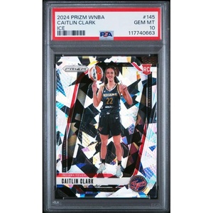 image:imageGraded 2024 Panini Prizm Caitlin Clark 145 Ice Rookie RC Basketball Card PSA 10 Gem Mint