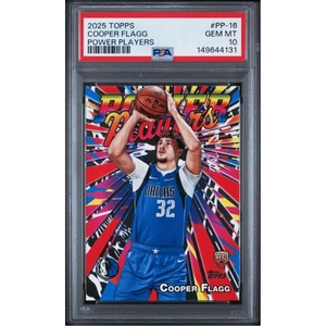 image:imageGraded 2025 Topps Cooper Flagg PP16 Power Players Rookie RC Basketball Card PSA 10 Gem Mint